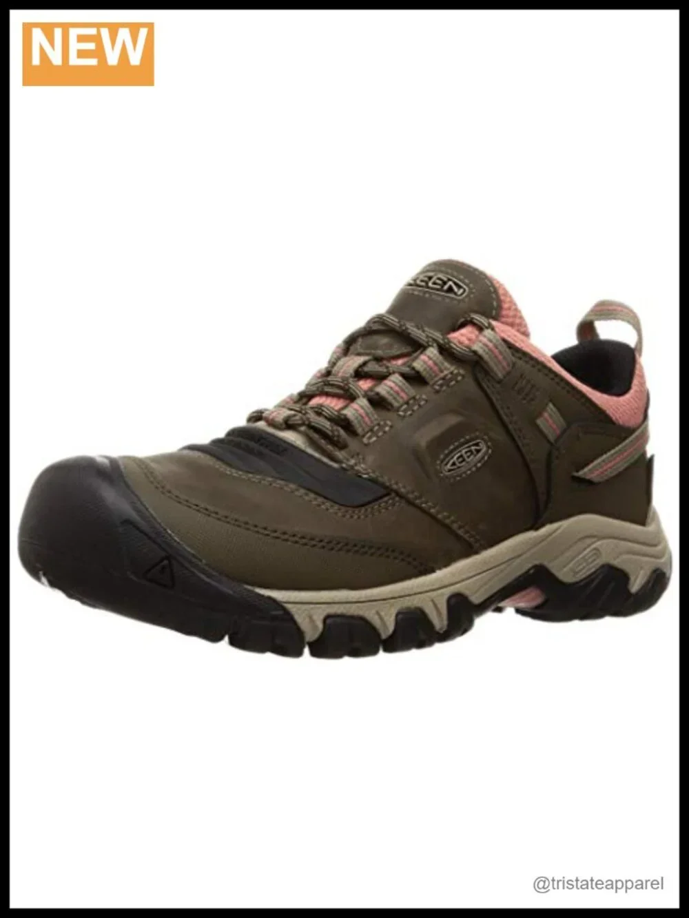 KEEN Women's Waterproof Hiking Boots Leather Lace-Up Low Top Trail